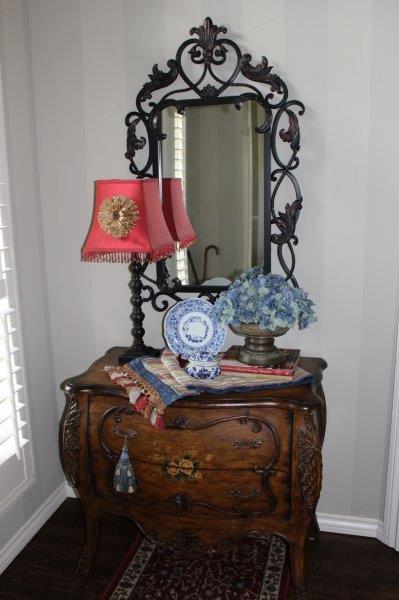 Belle Bleu Interiors-French Country Entry Hall 1
