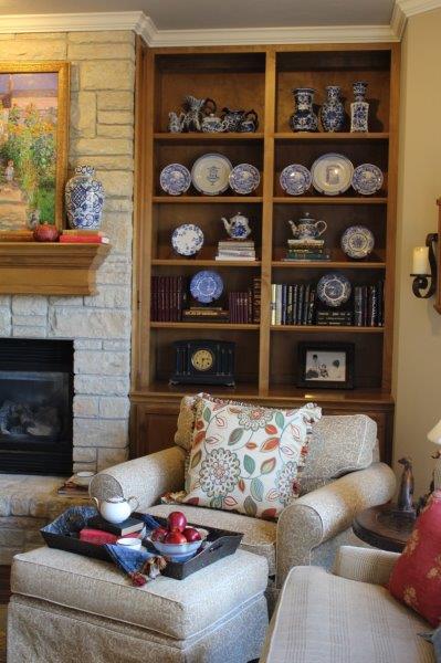 Belle Bleu Interiors French Country Living Room Fall Tour 15
