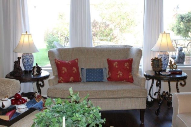 Belle Bleu Interiors French Country Living Room Fall Tour 21