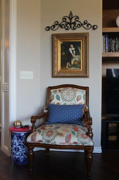 Belle Bleu Interiors French Country Living Room Fall Tour 22