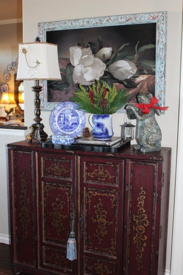 Belle Bleu Interiors French Country Christmas Vignette 6