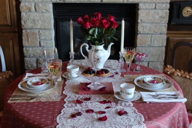 Belle Bleu Interiors Romantic Table for Two 6