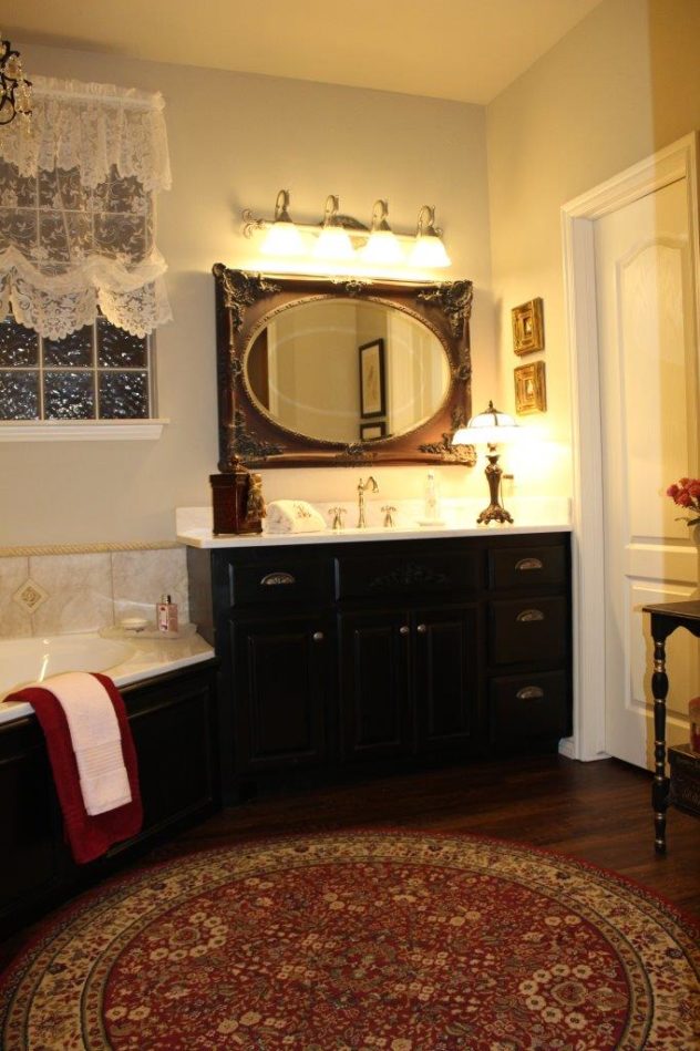 Belle Bleu Interiors French Country Master Bathroom 4