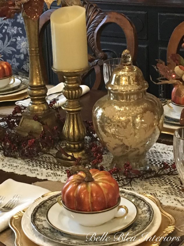 Gather Around the Table Thanksgiving Blog Hop - Belle Bleu Interiors